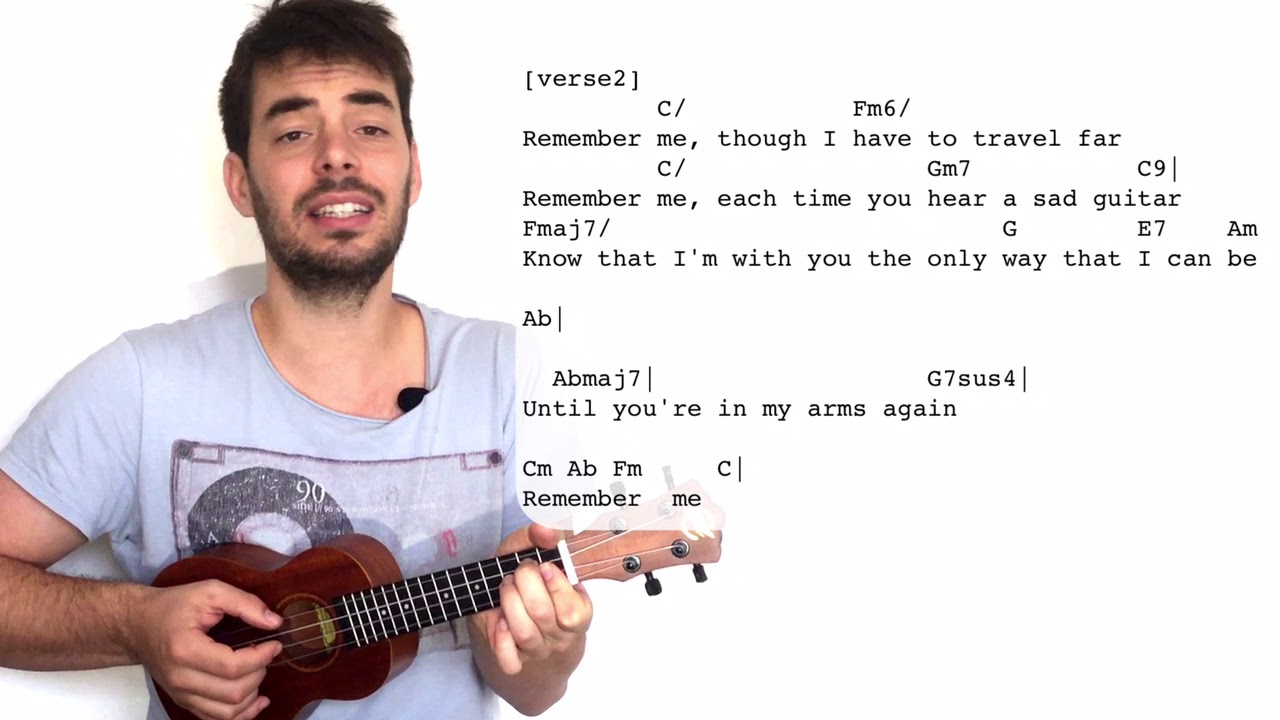 Remember Me - Coco - Ukulele Play-Along (With A Bit Of Advice Too) - Youtube