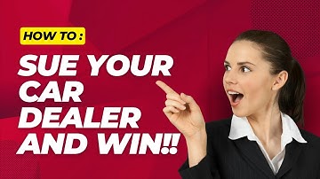 Klaag uw dealer aan en WIN!: Ken uw rechten!