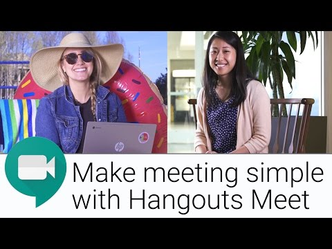 New Video Conferencing Experience with Hangouts Meet