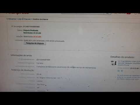 DEVOLUÇÃO GRÁTIS ALIEXPRESS