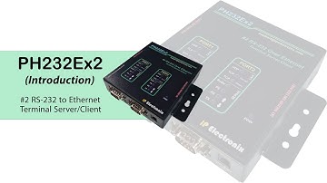 PH232Ex2 Serial RS232 to Ethernet Converter