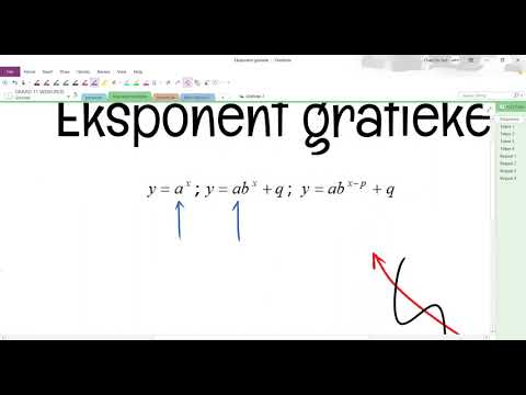 GR11 Eksponent grafieke