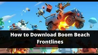 How to download Boom Beach Frontlines in Any country |Official Beta version |Supercell New game screenshot 2