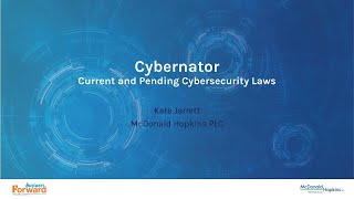 Cybernator (Current and Pending Cybersecurity Laws)