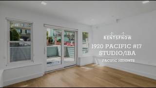 1920 Pacific #17, San Francisco CA | Studio 1 Bath