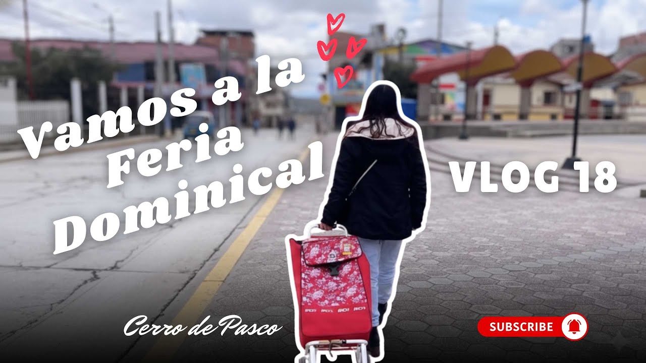 🐼 VLOG 18 Acompáñame a la Feria Dominical 🧺Cocinando chaufa + Skin care favorito #cerrodepasco #perú