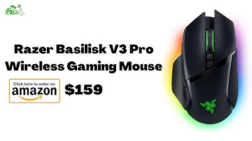 Razer Basilisk V3 Pro | Wireless Gaming Mouse | Classic Black | Tom  Crawford Gaming
