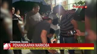 Penangkapan Tersangka Narkoba Di Kawasan Pampangan Kota Padang