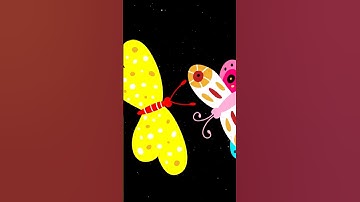 High contrast videos for babies- butterflies 🦋 garden magic #highcontrastvideo #infantdevelopment