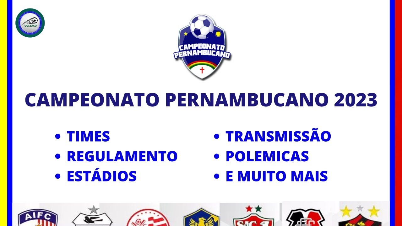 Final do Campeonato Pernambucano 2023: jogos, quando é, onde