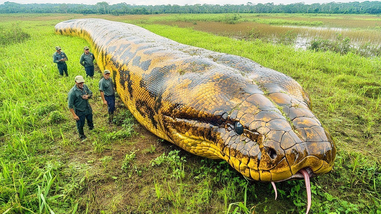 A film crew entered the ANACONDA'S NEST and need to use a BAIT to ATTRACT the CREATURE