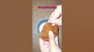Squid Game Honeycomb Candy/Dalgona Candy🍭#diy #squidgame #koreangame #honeycomb #shorts #trending