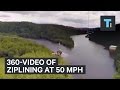 What It's Like To Zip Line At 50 mph