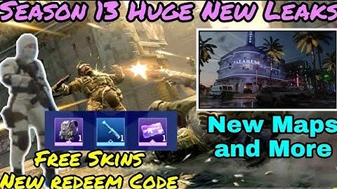 Free Rewards, New redeem code | Season 13 Huge leaks ||#DeviLSahiL