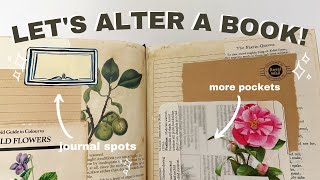 Junk Journal Page Prep, Adding Envelopes & Creating Journaling Spots! | Altered Book Adventures #3