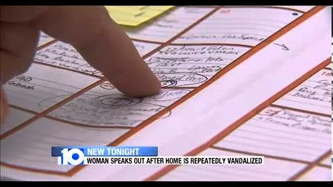 Home Vandalized By Graffiti