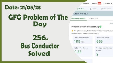 Bus Conductor || C++ || GFG Daily Problem