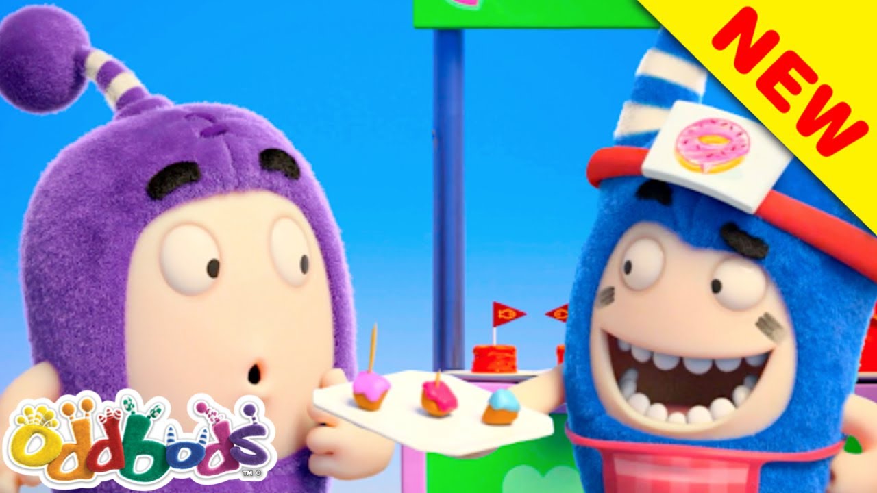 ⁣Mencuba Semua Makanan Jalanan | Oddbods | BAHARU | Kartun Lucu Untuk Kanak