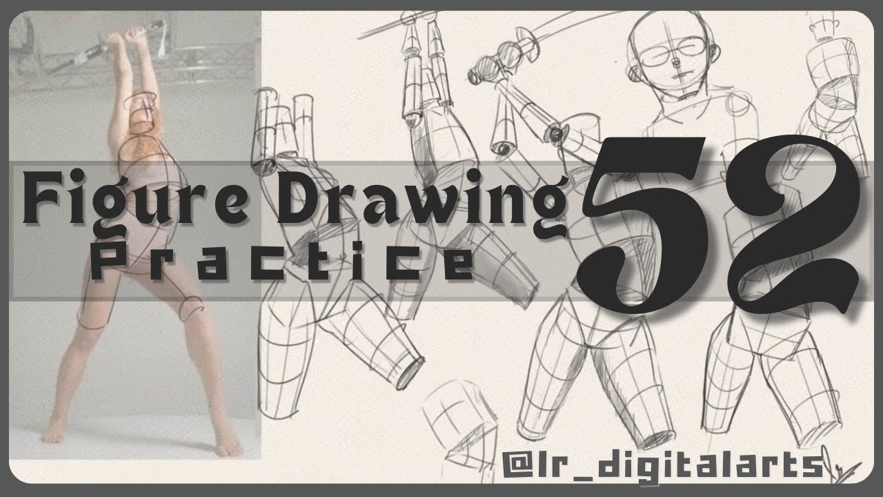 Figure drawing | Drawing practice 52 | Gesture drawing - YouTube