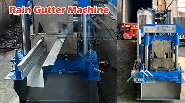 gutter machines | K Style Gutters making machine | seamless gutter machine