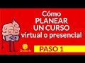 Como planificar un curso virtual o presencial en 5 pasos │ Paso 1 de 5 │ Análisis