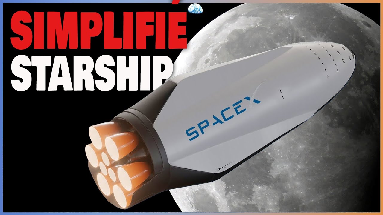 SpaceX Dévoile Un Starship HLS « SIMPLIFIÉ » Pour Retourner Sur La Lune Plus Tôt Que Prévu…