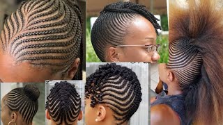 New Natural Hair Cornrow Styles 2024
