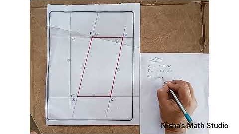 #svmvp | Activity on parallelogram  | paper folding method to make a parallelogram
