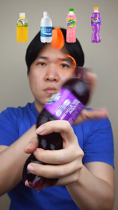 EATING JELLY FROM VARIOUS BOTTLED DRINK #asmr #mukbang
