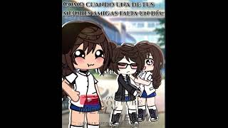 ||Yo cuando mi mejor amiga falta un día‼️✨//{Lazy edit}#meme #mellymeow #gachameme #trend #apoyo