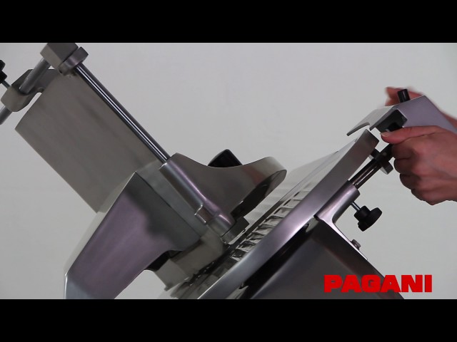 Máquina cortadora automática de fiambre Pagani. Modo de uso 