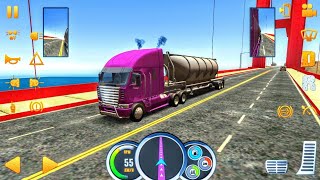 Truck Simulator USA #4 Milk Transport To San Francisco! - Android Gameplay screenshot 1