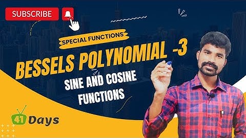 Special functions || Bessels polynomial || applications || Degrees Maths||