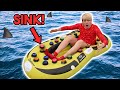 100 Button Mystery BOAT!.. One Button SINKS You!