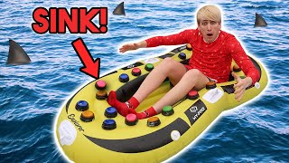 100 Button Mystery BOAT!.. One Button SINKS You!