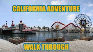 California Adventure Park [Walk Through 4k] - Disneyland - Anaheim California