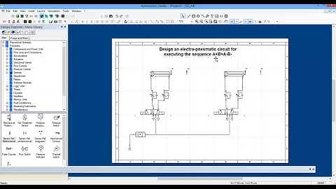 A+B+A-B- electropneumatic sequencing | Automation Studio Tutorial | ME8781 | Anna University | Arun