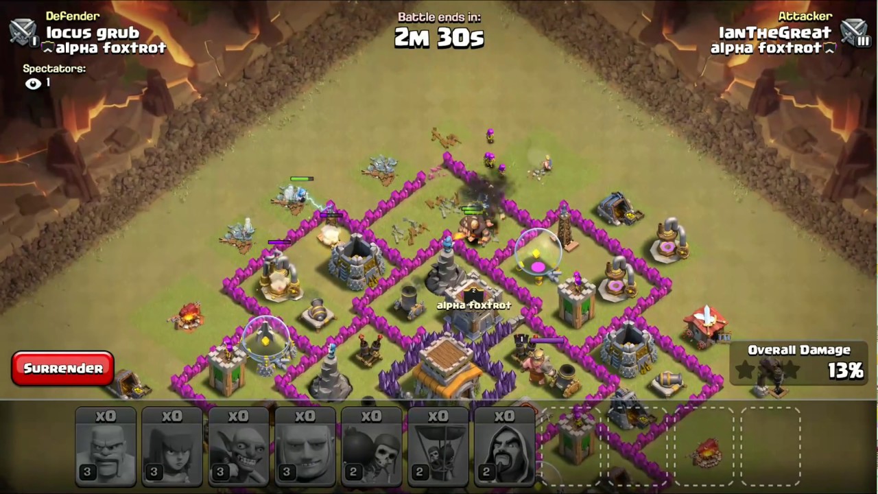 Clash of Clans locus grub vs IanTheGreat #7