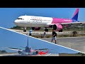 REJECTED TAKEOFF at Skiathos | Wizz Air Airbus A321neo [with ATC Audio) | 2x Jetblast &amp; Takeoff [4K]