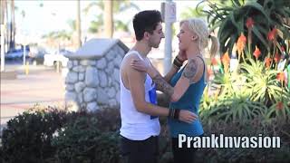 kissing Prank - New Year Edition kiss prank