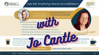 IAPC&M: Ask me anything about Accreditation with Jo Cantle