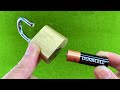 Insane way to open any lock without a key amazing tricks that work extremely well