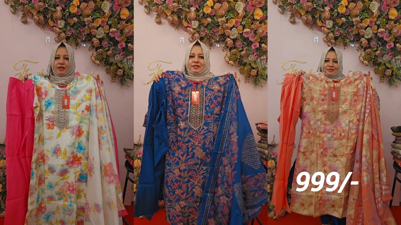 Eid special collections 🥰muslin Churidar collections🥰999/- രൂപക്ക് 🥰