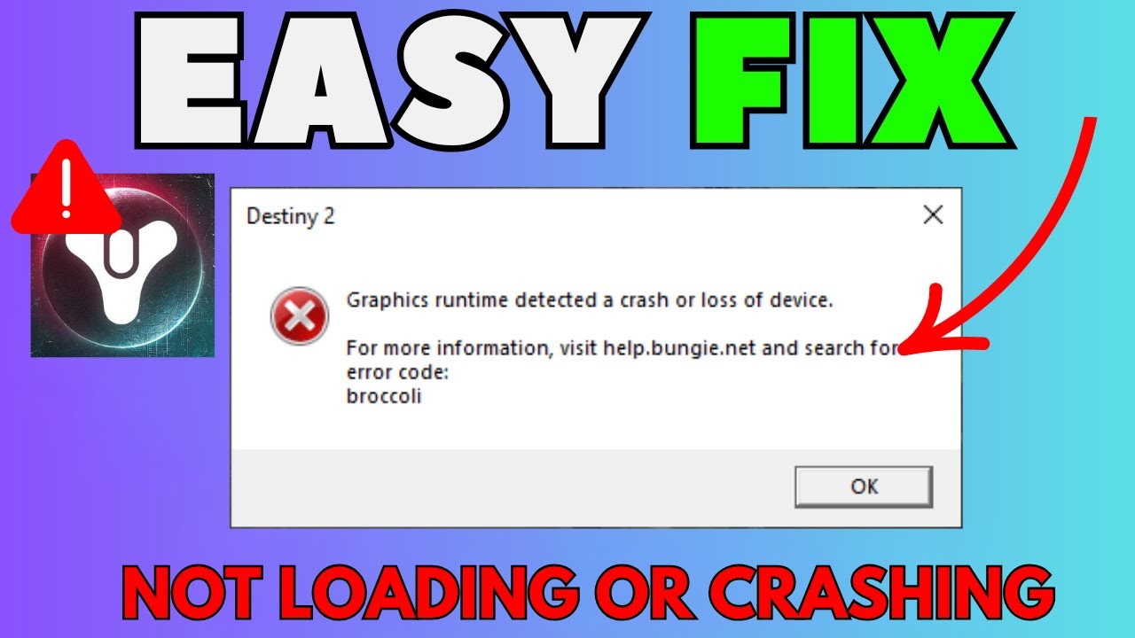 Destiny 2 Not Loading or Crashing [FIXED] | Graphics Runtime Crash or ...