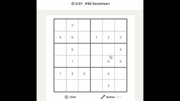 LinkedIn Sudoku Puzzle #98 Today