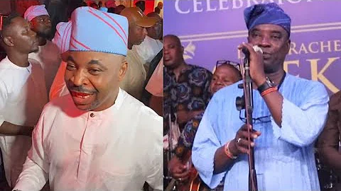 Moment Mc Oluomo The New NURTW President Snubs Haters As He Storm K1 De Ultimate Stage