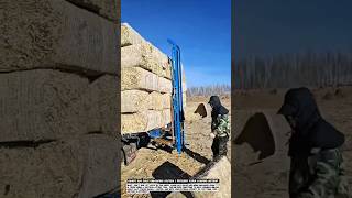 Smart Hay Bale Unloading System | Efficient Farm Loading Method.