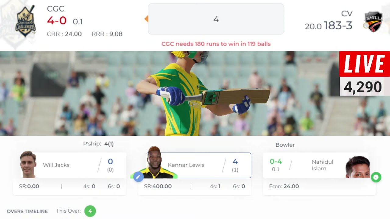 Chattogram vs Comilla BPL Live । CV vs CGC। BPL T20 2022 live