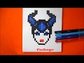 Волшебница Малефисента Как рисовать по клеточкам  Fairy Maleficent How to Draw Pixel Art