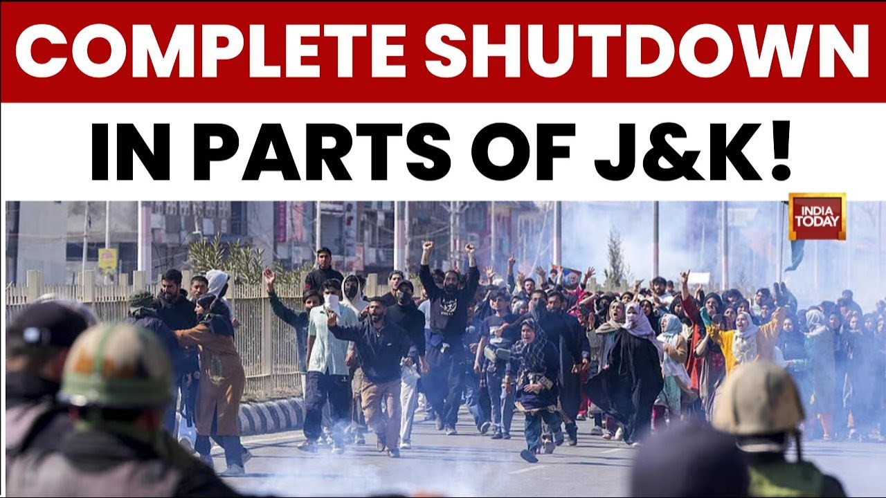Khamenei Killing Protest: J&K Observes Shutdown as Protests Erupt Over Khamenei's Death |India Today